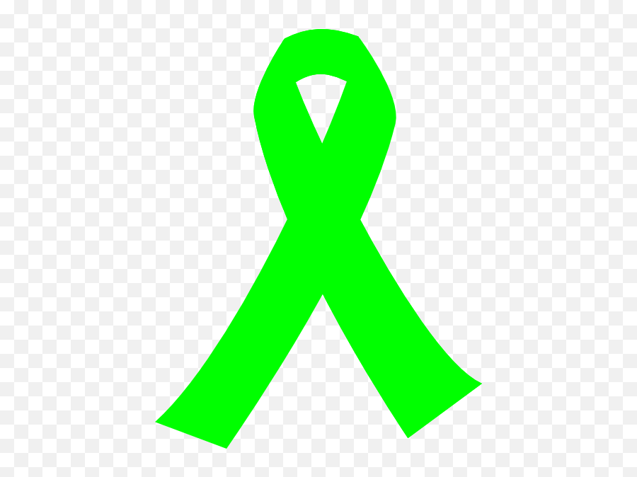 Library Of Green Cancer Ribbon Jpg Stock Png Files - Lime Green Cancer Ribbon,Awareness Ribbon Png
