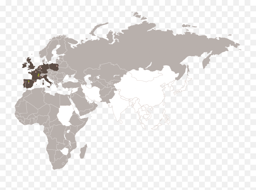 Lennox Emea Presence - Colored Blank Map Of Asia Png,Sans Head Png