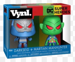 Dc Super Heroes - Martian Manhunter U0026 Darkseid Vynl Funko Pop Fortnite Png,Martian Manhunter Logo