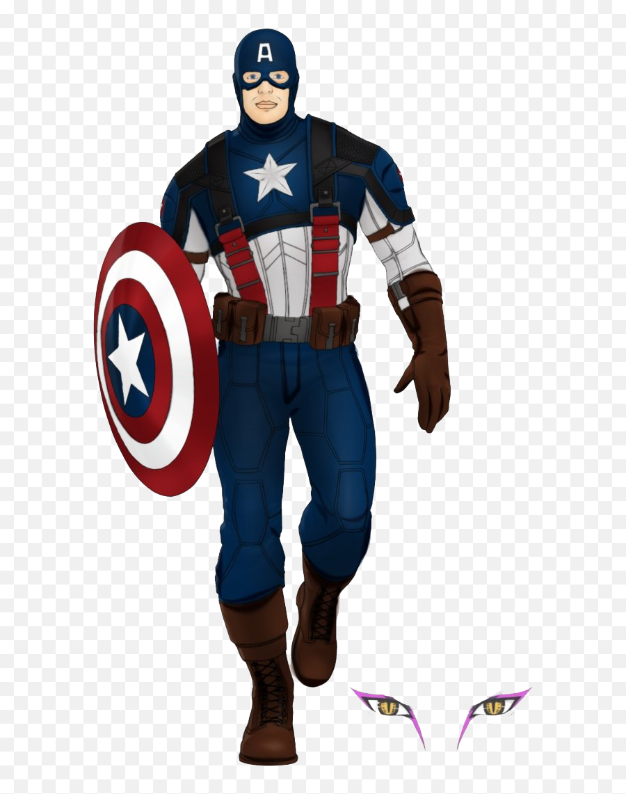 Captain America Png Clipart Background - Capitan America Vector Png,Captain Marvel Png