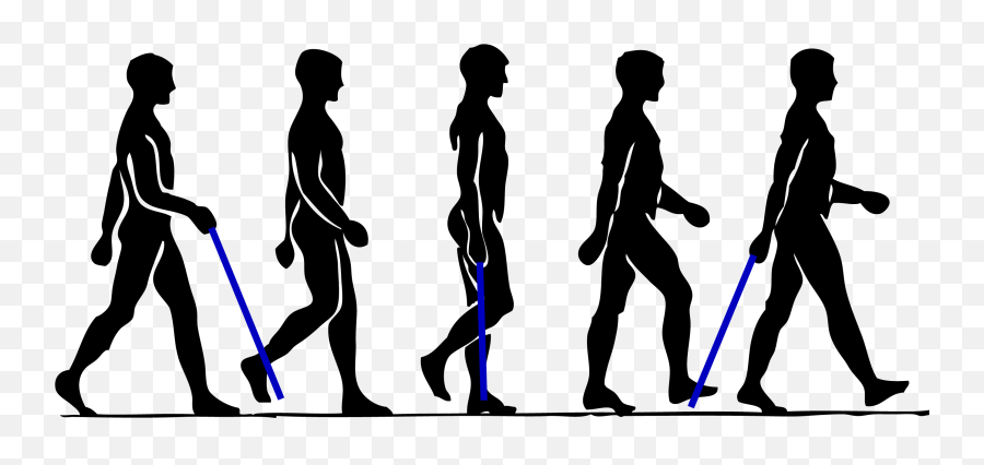 Walking Man Silhouette Collection Png - Man Walking Step By Step,Man Walking Png