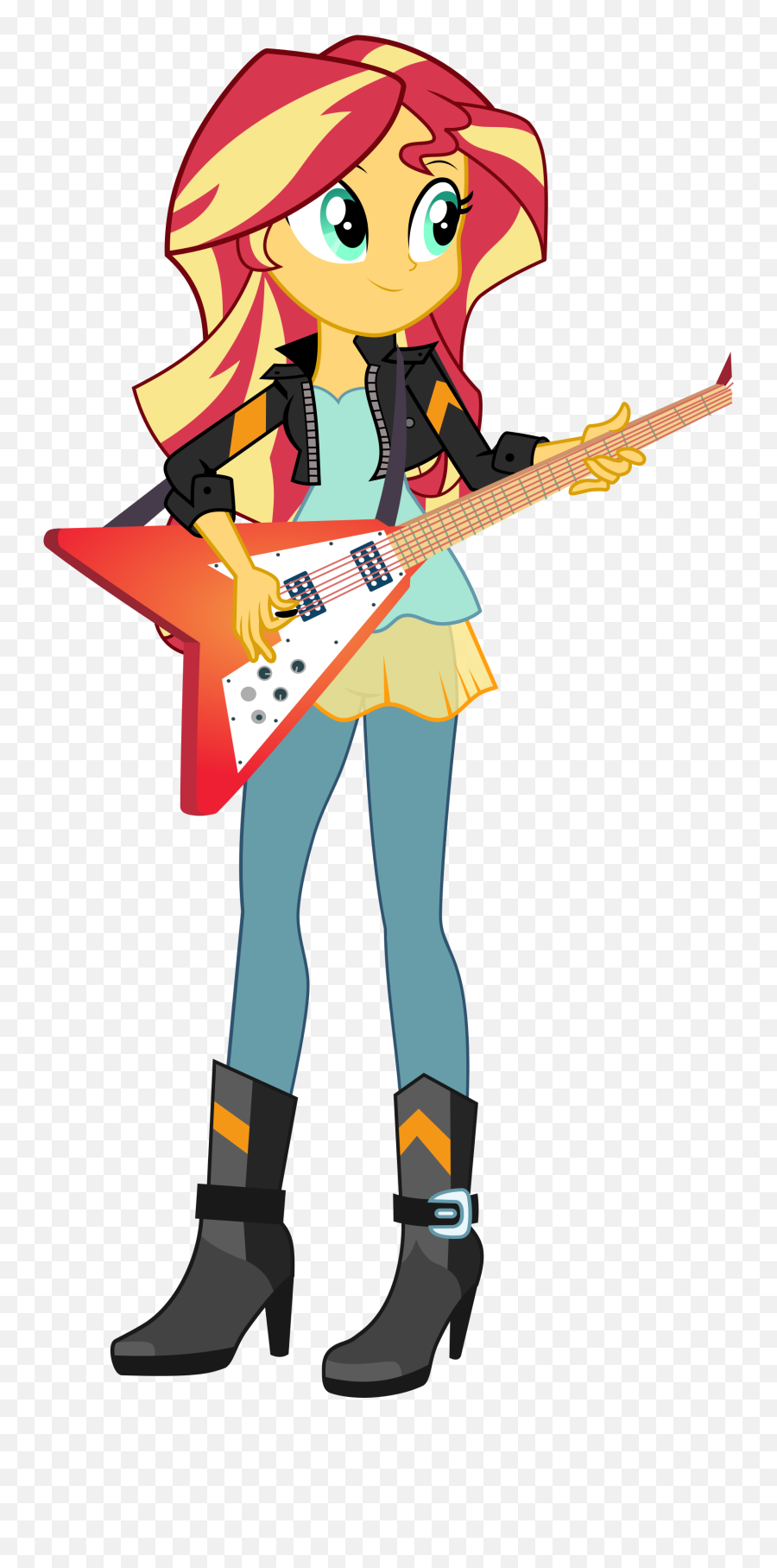 Download Keronianniroro Clothes - Sunset Shimmer Guitar Png,Guitar Transparent Background