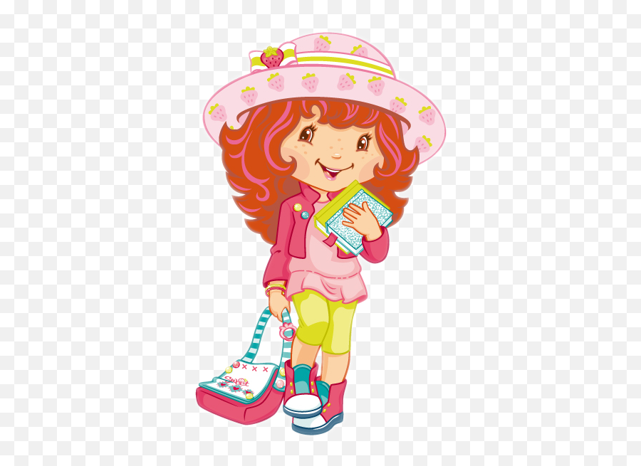 Cartoon Characters Strawberry Shortcake Png - Desenho Da Moranguinha Colorido,Strawberry Shortcake Png