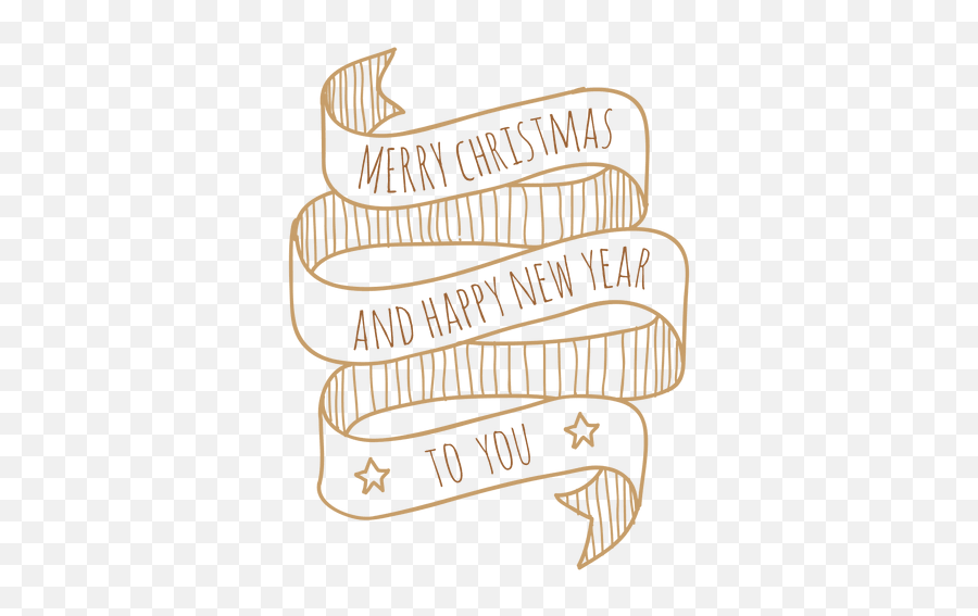 Decorative New Year Christmas Ribbon - Transparent Png U0026 Svg Drawing,Christmas Ribbon Png