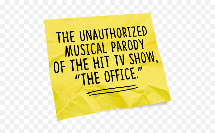 The Office A Musical Parody - Paper Png,The Office Png