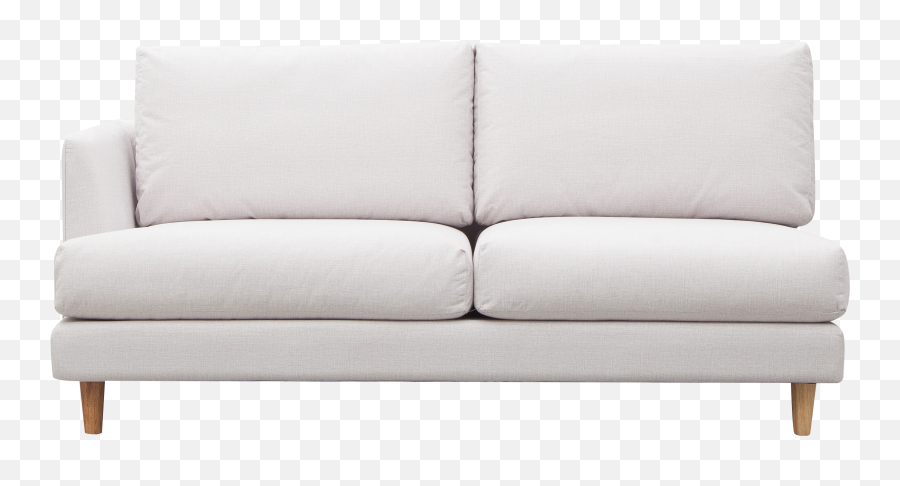 Sol - 03 2 Seater One Arm With No Background Studio Couch Loveseat Png,Arm Transparent Background