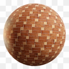Blenderkit Bricks Material Brick Wall 1 By David Christie - Sphere png