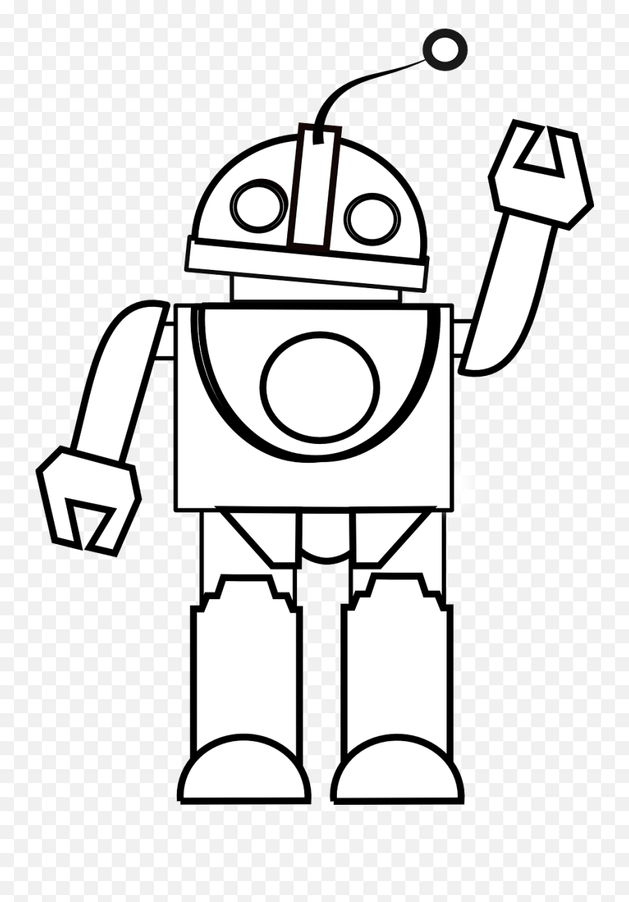 Toy Clipart Black And White - Robot Black And White Clipart Robot Clip Art Black And White Png,Toys Clipart Png