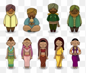 Indians Drawing India Cartoon Royalty Free Hq Image - Indians Drawing Png,Png Indians