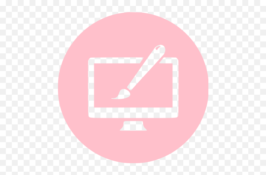 Pink Website Design 2 Icon - Design Icon Transparent Background Png,Website Icon Png