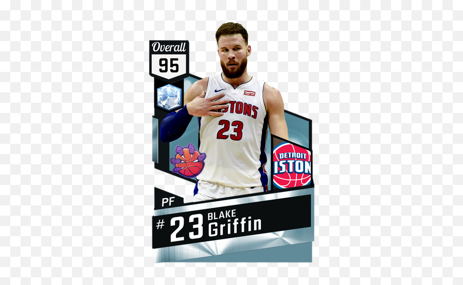 Blake Griffin - Nba 2k17 Custom Card 2kmtcentral 2k17 Diamond Kevin Durant Png,Blake Griffin Png