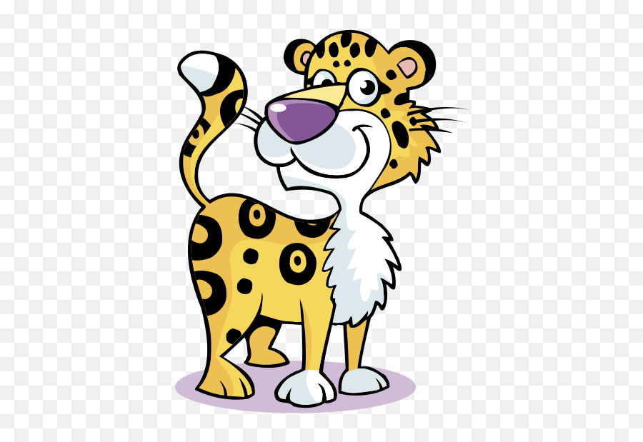 Cute Cheetah Clipart - Leopard 583x543 Png Clipart Download Clip Art,Leopard Png