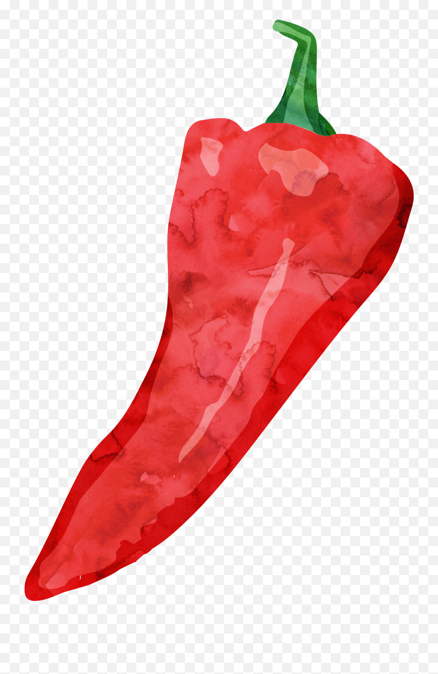 Png Royalty Free Stock Tabasco Pepper Cayenne Watercolor - Jalapeno Watercolor Pepper,Jalapeno Png