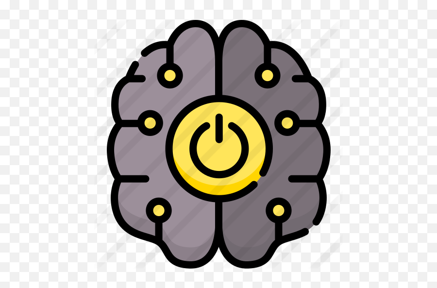 Robotic Brain - Icon Png,Cartoon Brain Png