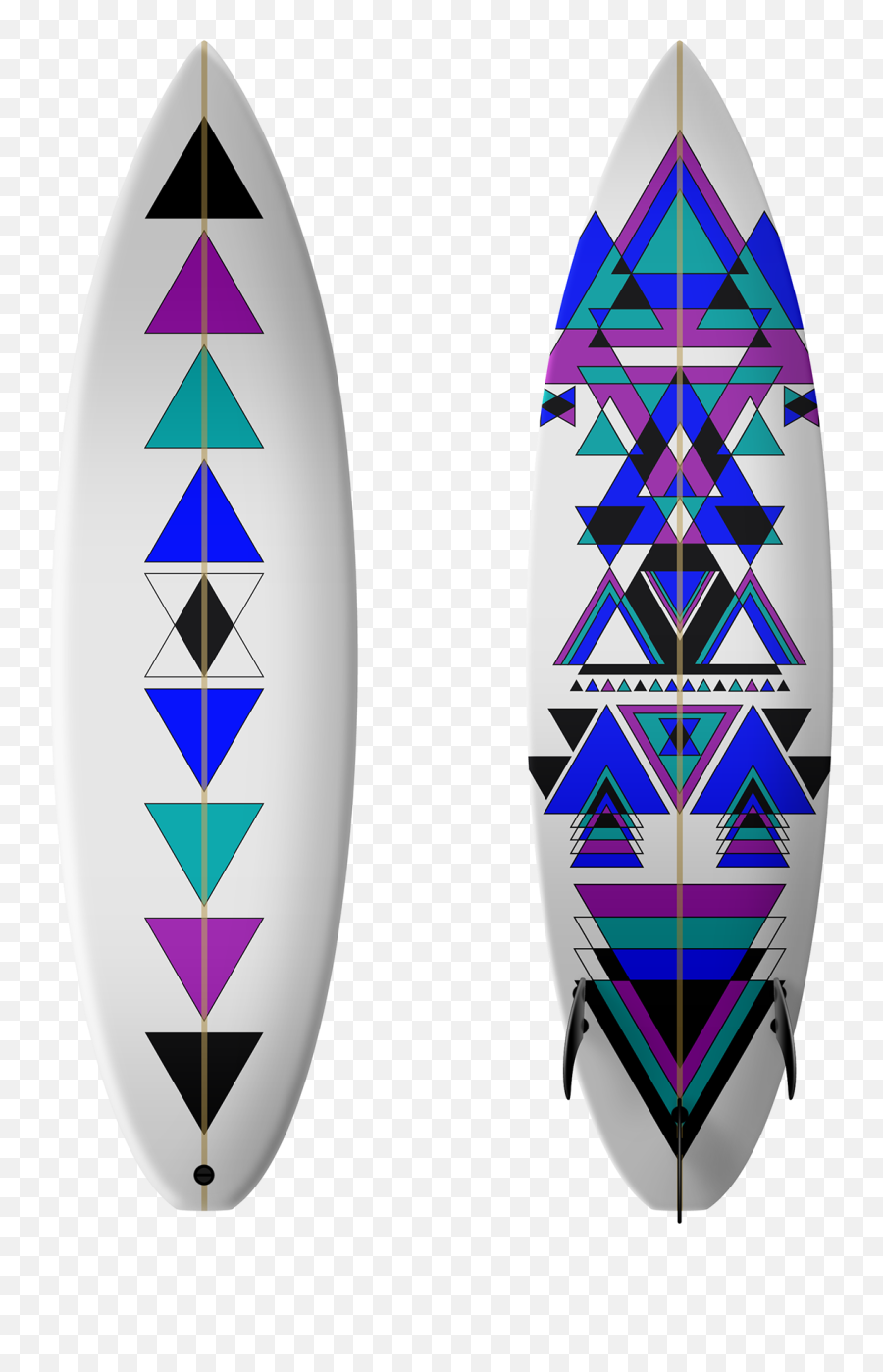 Retro Clipart Surfboard - Tablas De Surf Diseños Png Diseños De Dibujos Para Tablas De Surf,Surfing Png
