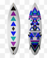 Retro Clipart Surfboard - Tablas De Surf Diseños Png Diseños De Dibujos Para Tablas De Surf,Surfing Png