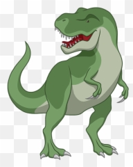 Painting Tyrannosaurus Rex Dinosaur Green By Crista - T Rex Dinosaur Clipart Png,Tyrannosaurus Png