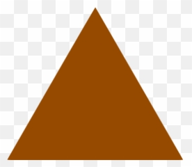 Brown Triangle Icon - Free brown shape icons Transparent Line Shape png
