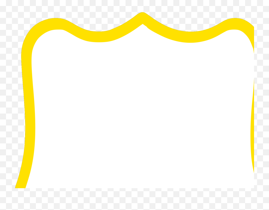 Yellow Frame Svg Vector Clip Art - Svg Clipart Horizontal Png,Yellow Frame Png