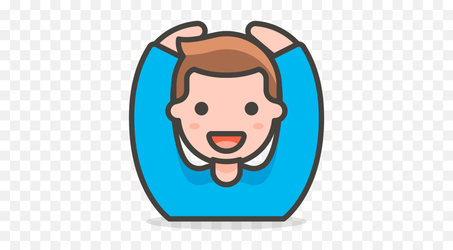 Man Gesturing Ok Free Icon Of 780 - Dibujos De Levantar La Mano Png,Ok Emoji Png