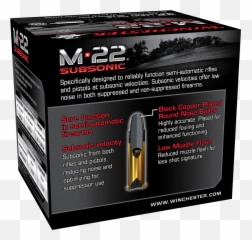 S22lrtsu8 Winchester Ammunition - Vertical png
