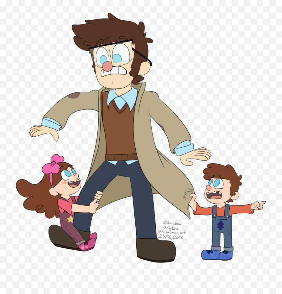 Download Gravity Falls Stanford Pines Grunkle Ford Dipper - Fictional Character Png,Dipper Pines Png