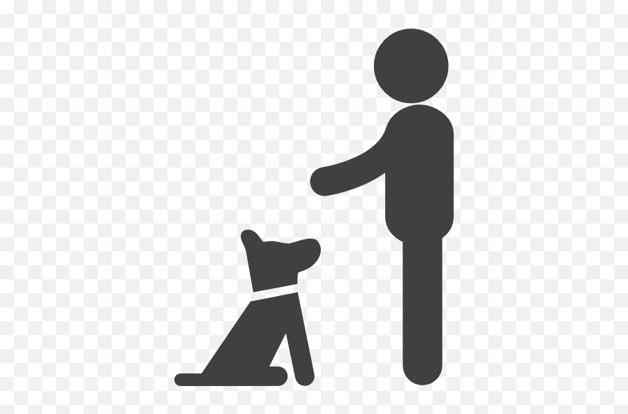 Best Puppy Trainer In Weehawken Nj Training Hudson - Stick Figure Dog Sitting Png,People Walking Dog Png