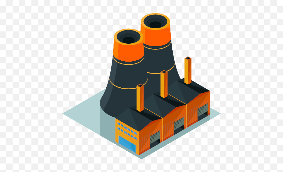 Factory Icon - Free Isometric Icons Factory Isometric Png,Factory Icon Png