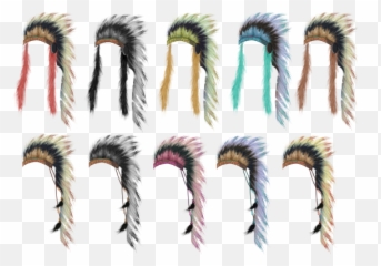 Indian Feather Headpiece - Animal Product png