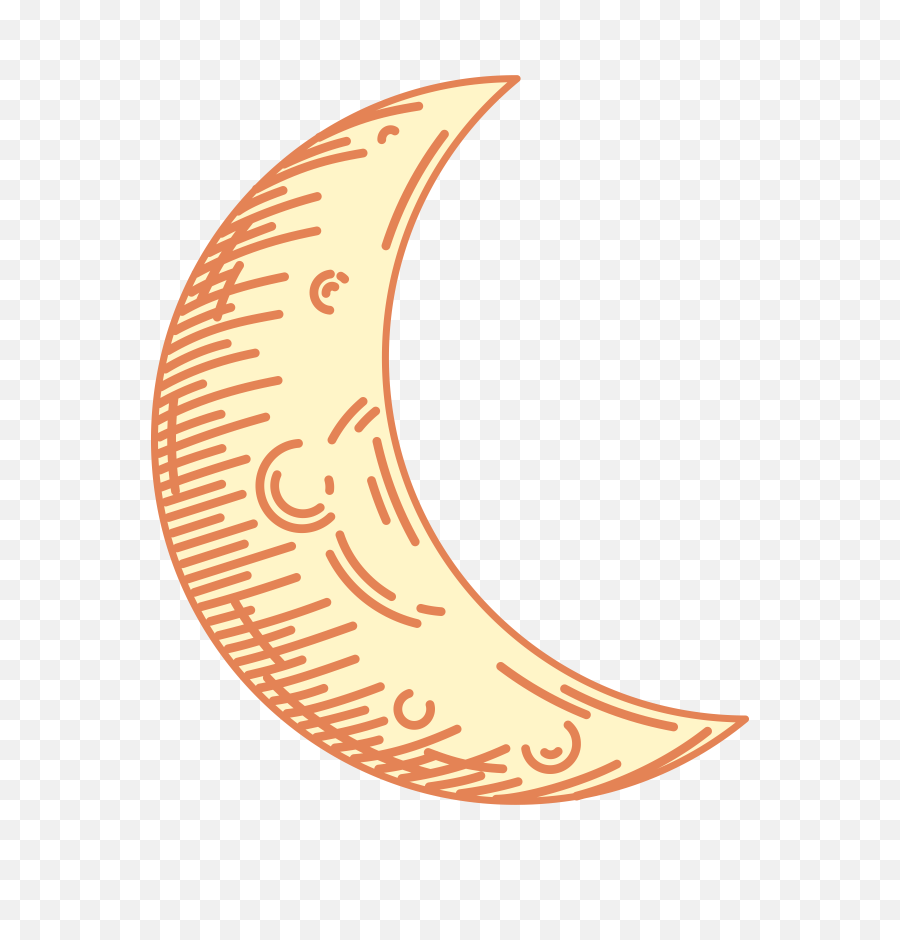 Download Hd Crescent Moon - Gambar Bulan Sabit Kartun Png,Crescent Moon Png Transparent
