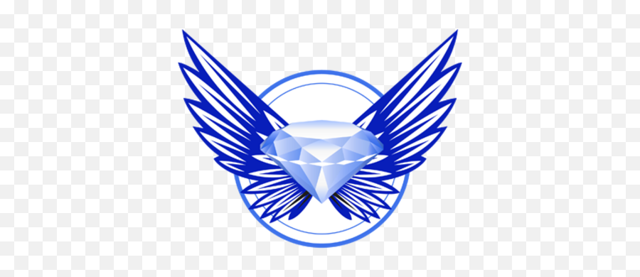 Download Hd Shield With Wings Png - Blue Diamond Wings,Shield With Wings Png