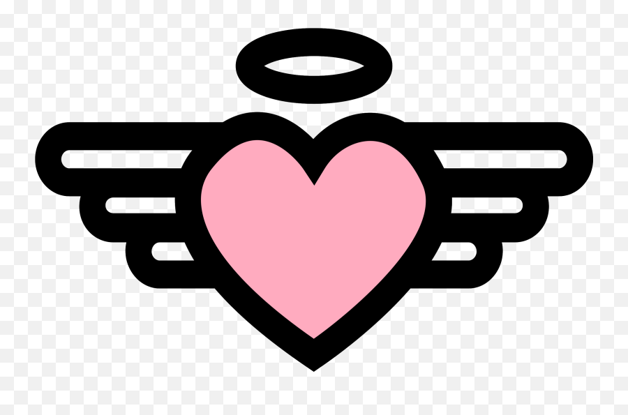Free Heart Icon Wing 1187699 Png With - De Coração Com Asa,Heart Icon