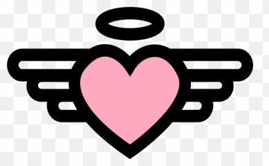 Free Heart Icon Wing 1187699 Png With - De Coração Com Asa