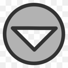 Down Arrow Clip Art - Vector Clip Art Online Icone Flèche En Bas Png,Round Arrow Icon