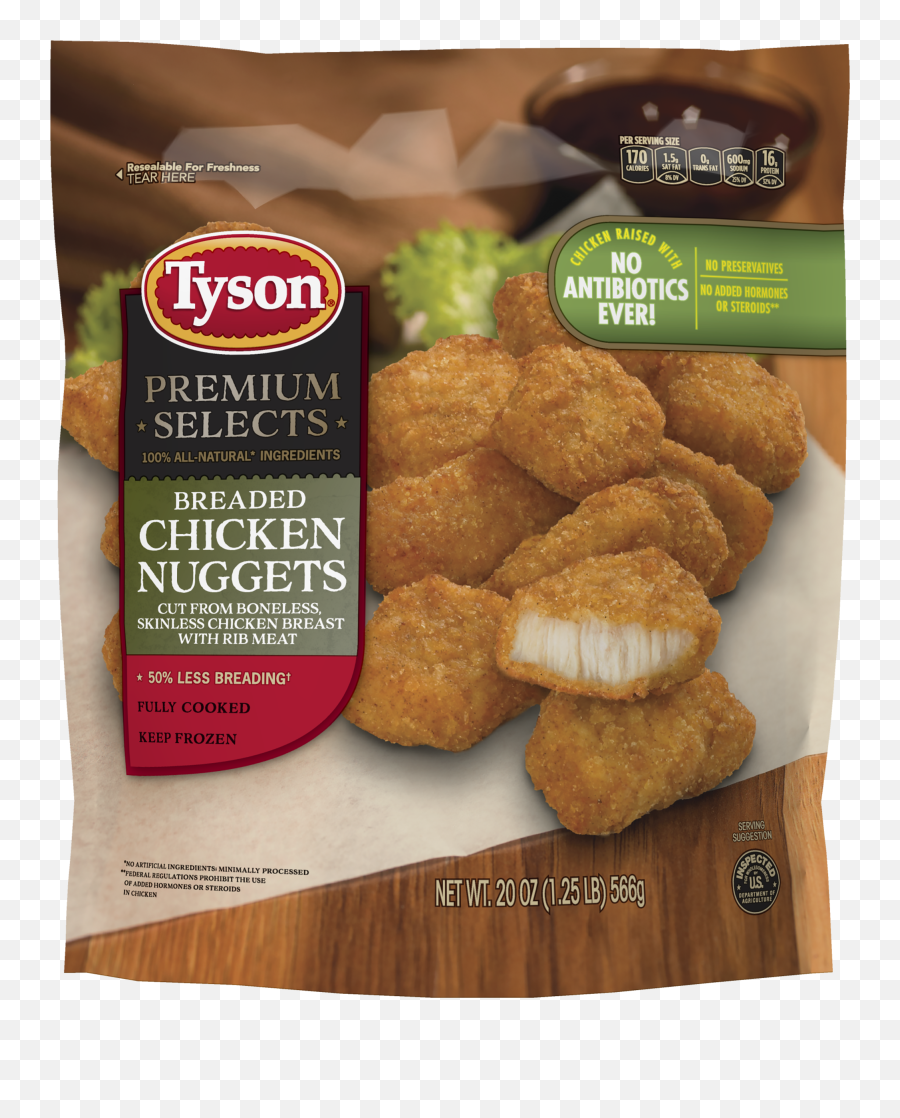 Tyson Fully Cooked Chicken Nuggets 20 Oz Frozen - Tyson Grilled Chicken Nuggets Png,Chicken Nuggets Png