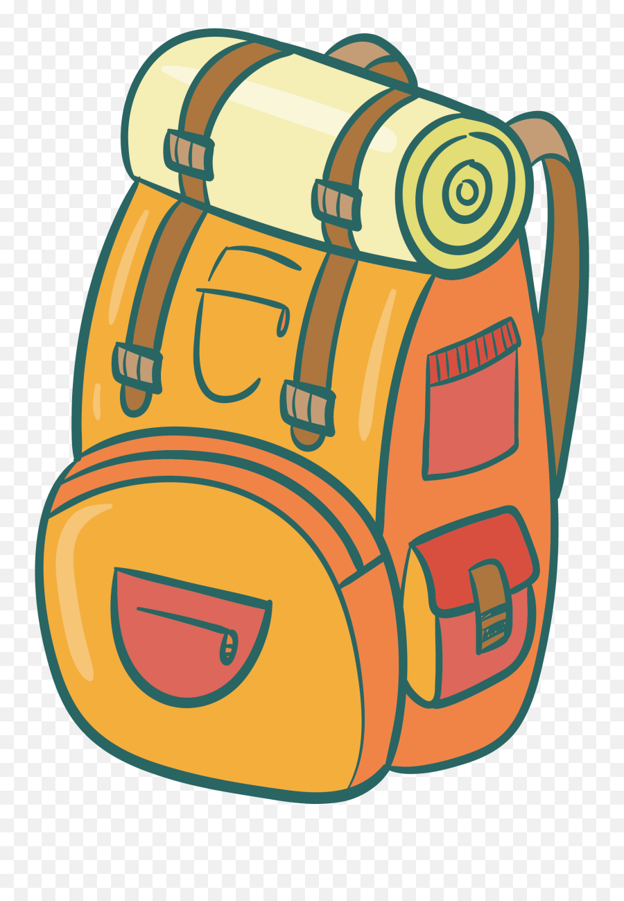 Backpack Travel Clipart - Travel Bags Clipart Png,Backpack Clipart Png