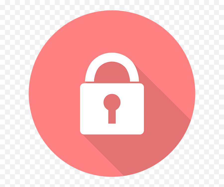 Lock Icon Clipart - Cyber Security Icon Red Png,Lock On Icon