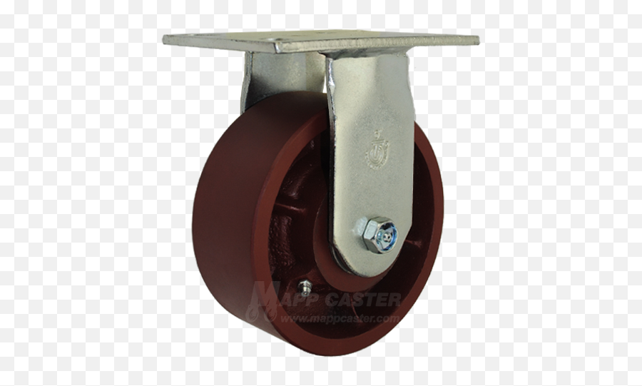 Ductile Steel Wheel Rigid Caster - Solid Png,1/2 Icon