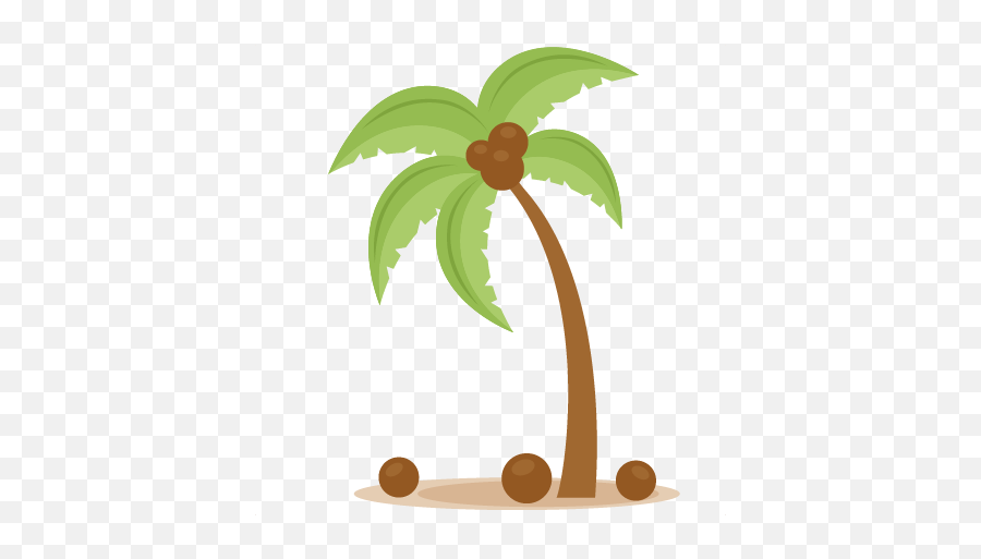 Green Palm Trees Island Silhouette Vector Download - Free Png,Palm Tree Clip Art Png
