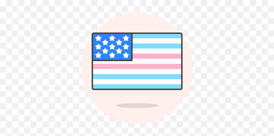 Flag Transgender Usa Free Icon Of Lgbt Illustrations - American Png,Usa Flag Icon Png