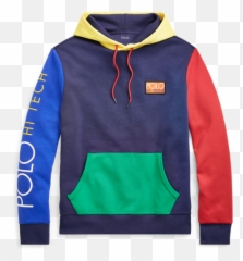 Anyone Talking About How Ralph Lauren - Polo Red Yellow Blue Hoodie png