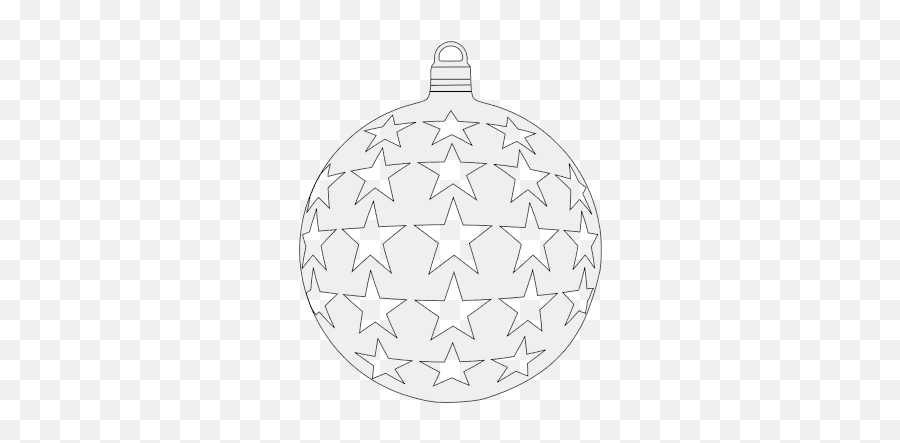 Diy Christmas Ornament Patterns Templates Stencils - Christmas Ornament Printable Template Png,Christmas Pattern Png