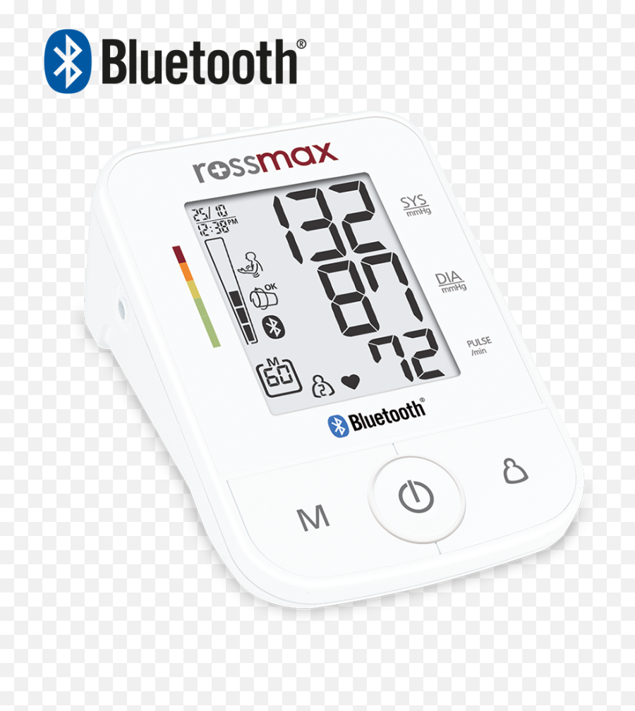 X3 Bt - Automatic Bluetooth Blood Pressure Monitor Rossmax Rossmax X3 Automatic Blood Pressure Monitor Png,High Blood Pressure Icon