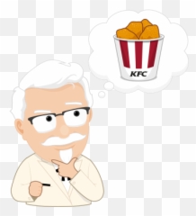 Kfc Stickers - Colonel Sander Ios Australia png