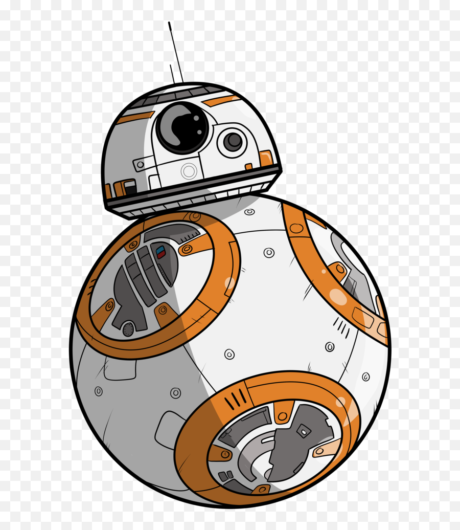 Bb8 Clipart Transparent Background - Drawing Star Wars Bb8 Png,Bb8 Png