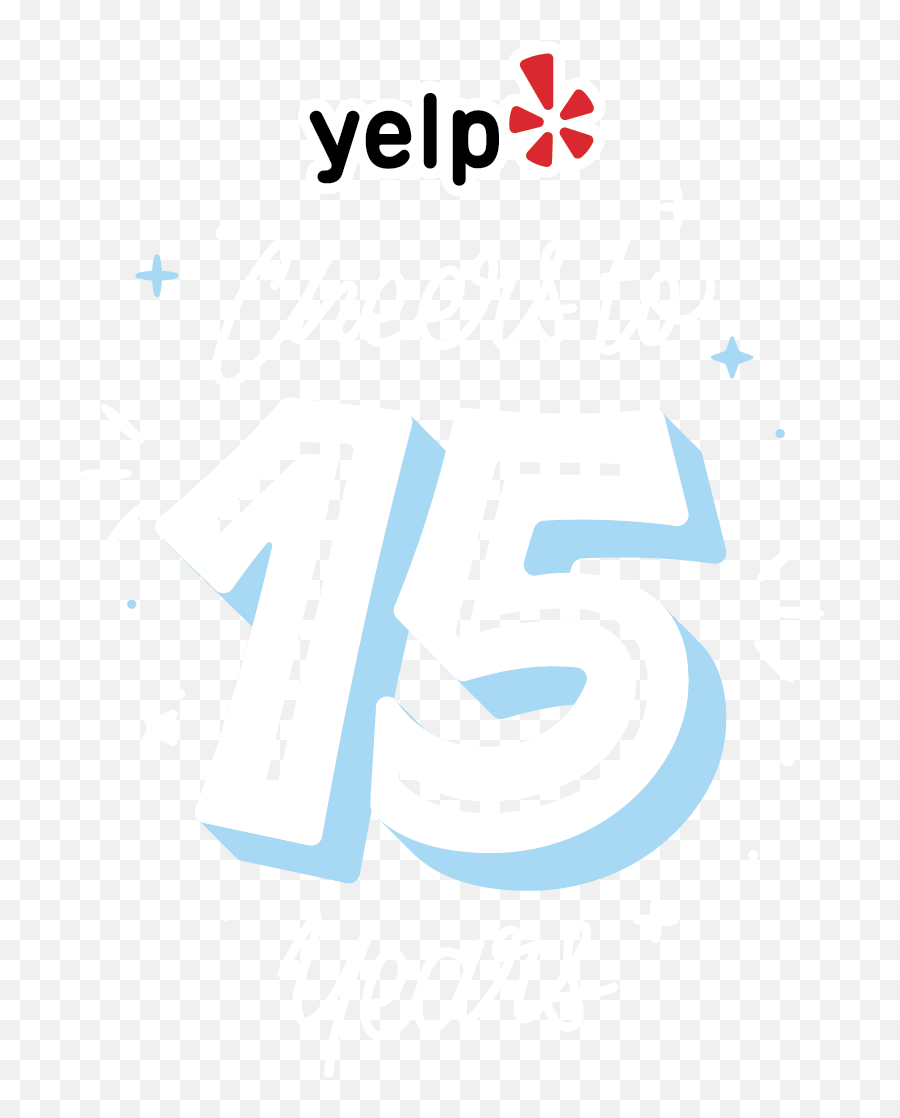 Yelps 15th Anniversary - Dot Png,Yelp Reviews Icon