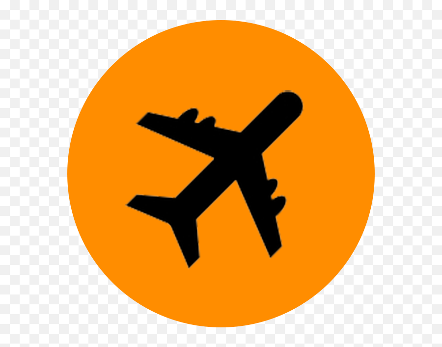 Plane Icon - Circle Plane Icon Png,Facebook Plane Icon