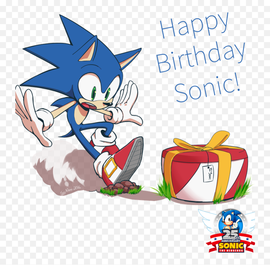 Happy Birthday Sonic - Happy 16th Birthday Sonic Png,Sonic Unleashed Icon