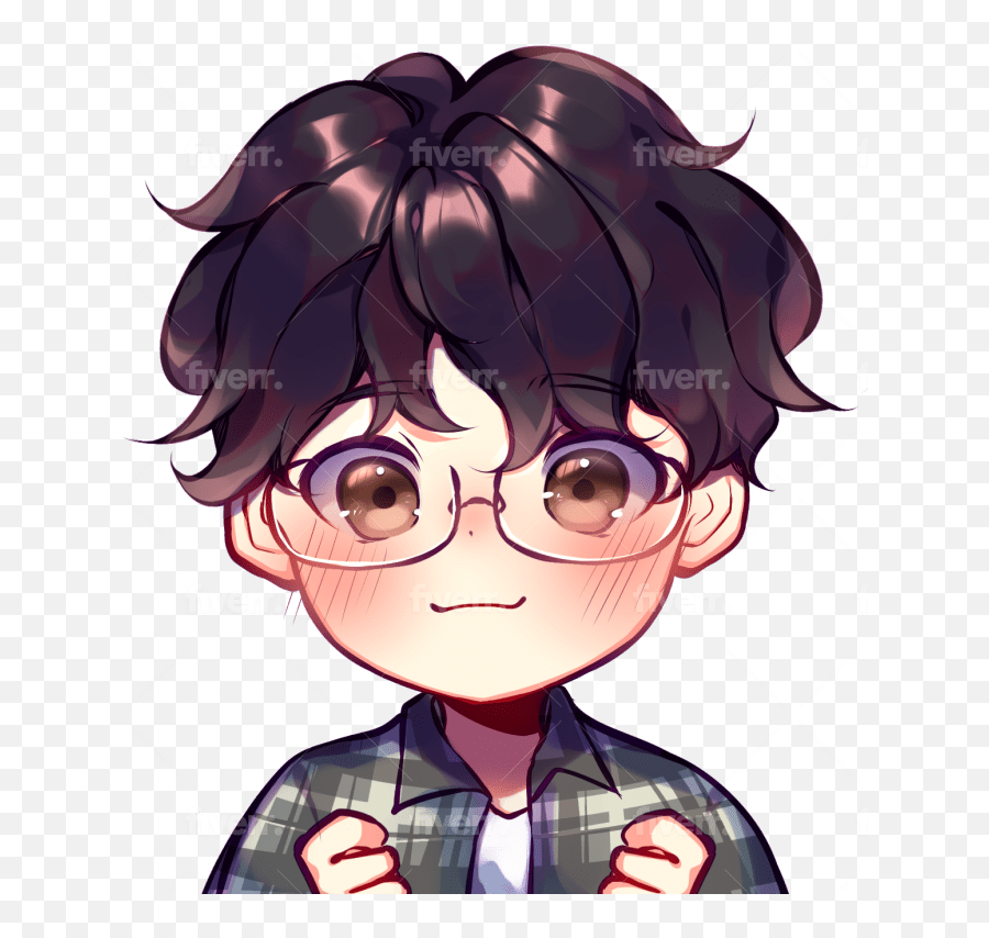 Draw Chibi Anime Style Icon By Reptu Fiverr - Fictional Character Png,Icon Looks Like A Kid With Ponytail