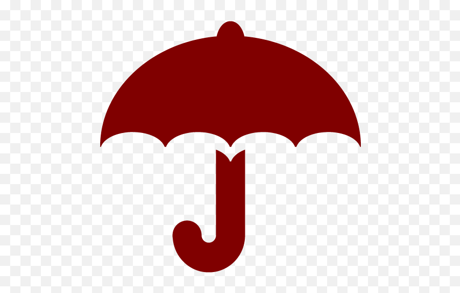 Maroon Umbrella 4 Icon - Free Maroon Umbrella Icons Red Umbrella Icon Png,Umbrella Icon Png